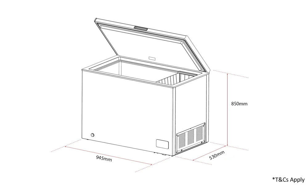 Midea Chest Freezer 198L