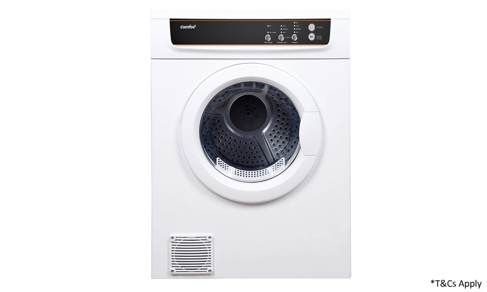 Vogue Washing Machine Top Load 6kg & Comfee Vented Dryer 7kg Combo