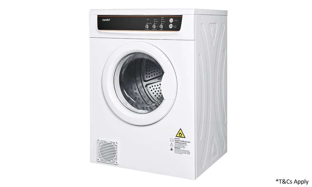 Vogue Washing Machine Top Load 6kg & Comfee Vented Dryer 7kg Combo