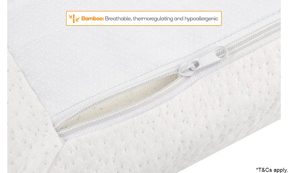 Ovela Bamboo Memory Foam Mattress Topper (Queen)
