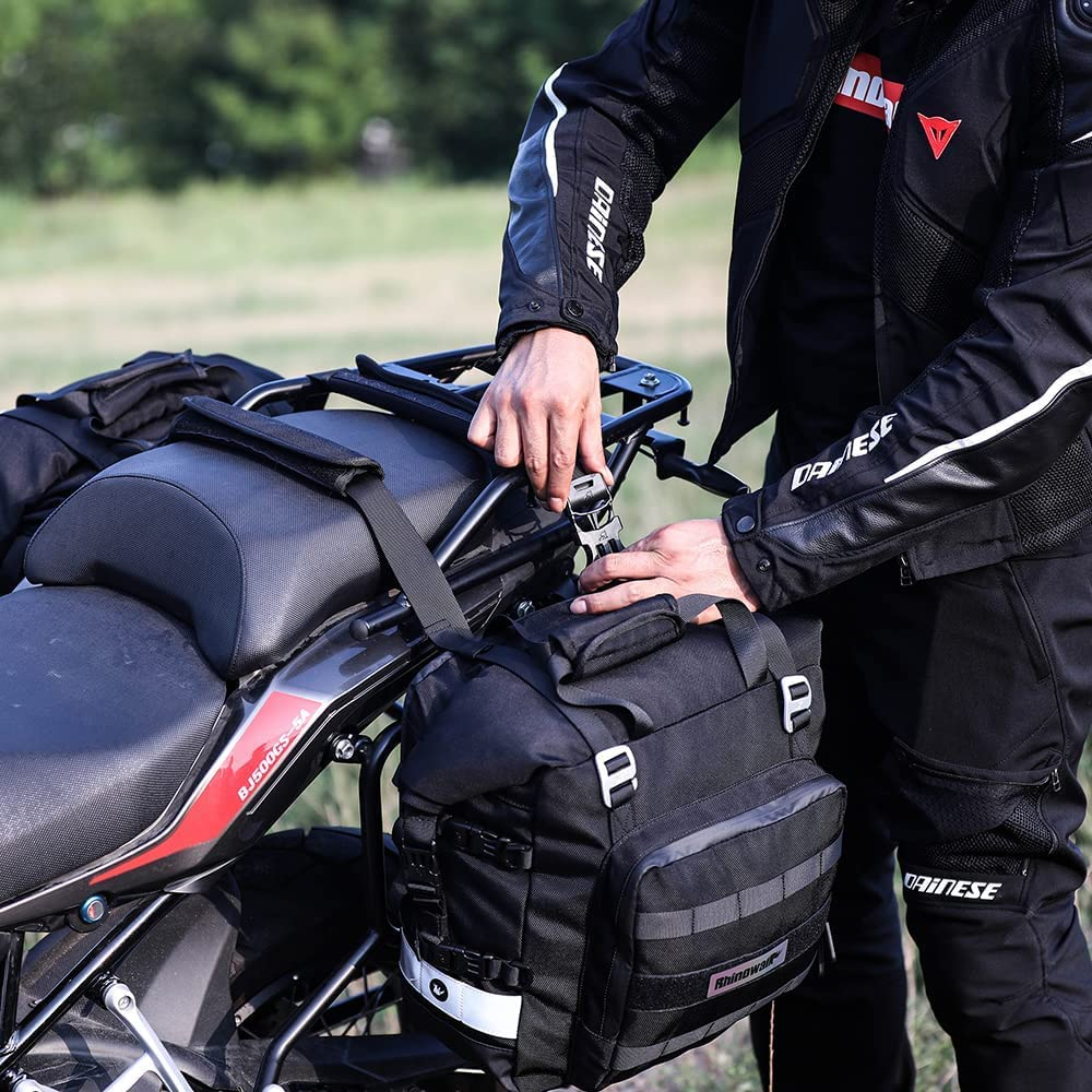 Rhinowalk Motorcycle Saddlebag Motor Luggage Pack