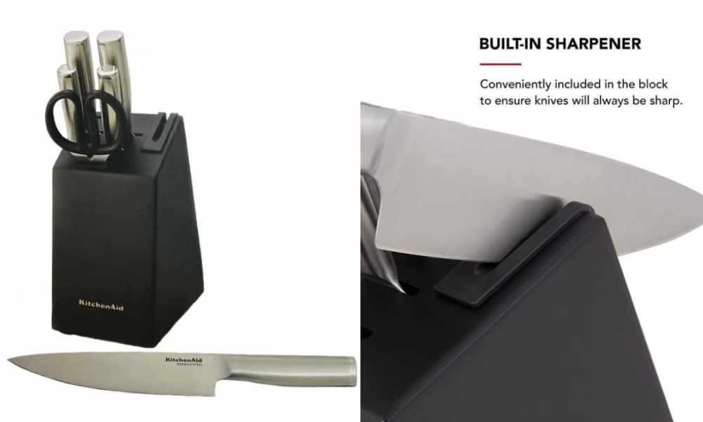 Kitchenaid German Steel Knife Block 7 Piece Set