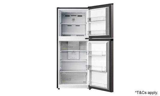 MIDEA Fridge Freezer 207L Stainless Steel