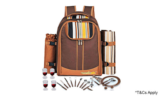 Hap Tim Picnic Backpack Bag with Cooler Compartment
