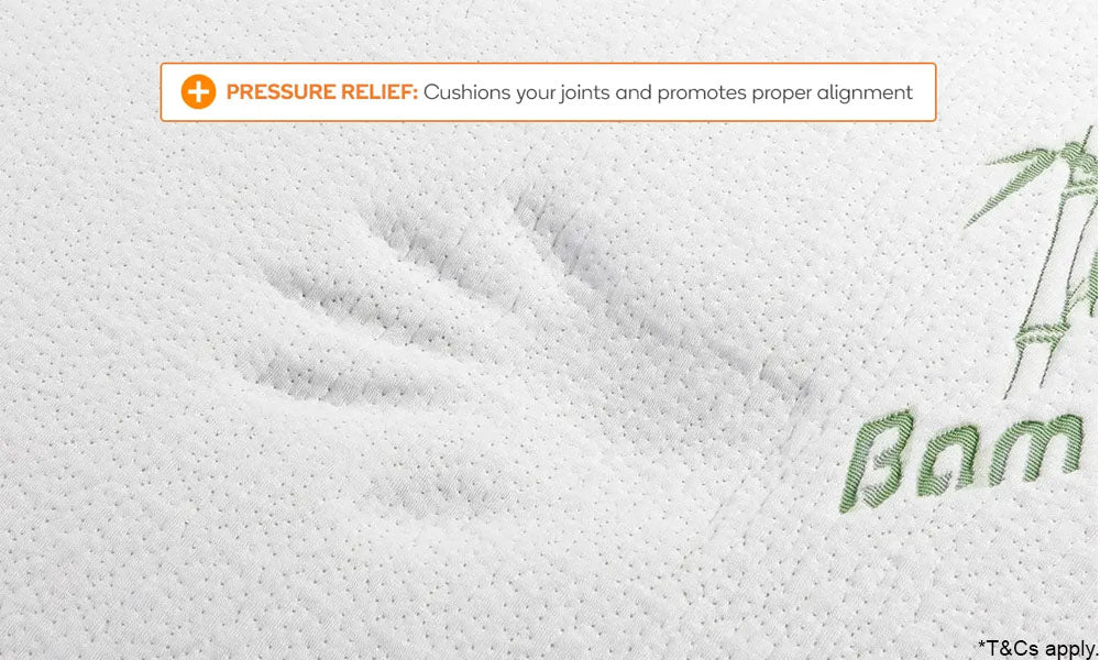 Ovela Bamboo Memory Foam Mattress Topper (Queen)