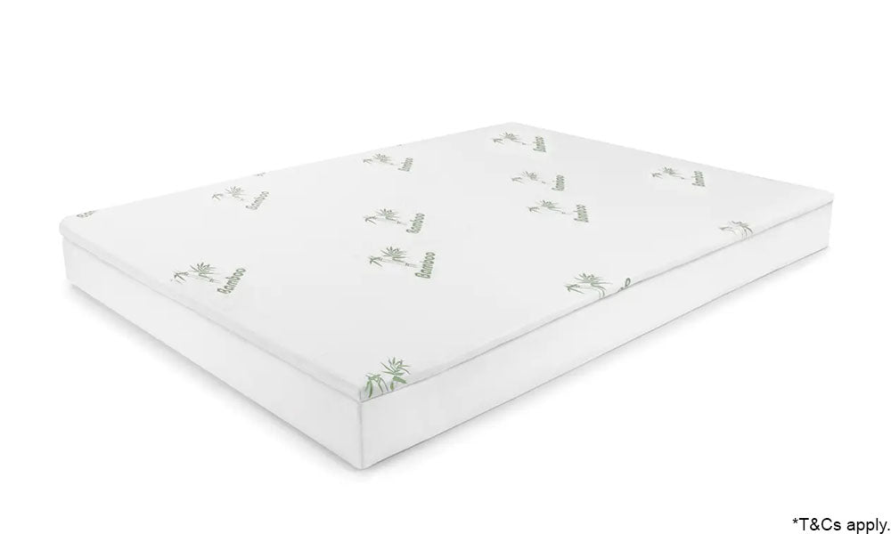 Ovela Bamboo Memory Foam Mattress Topper (Queen)