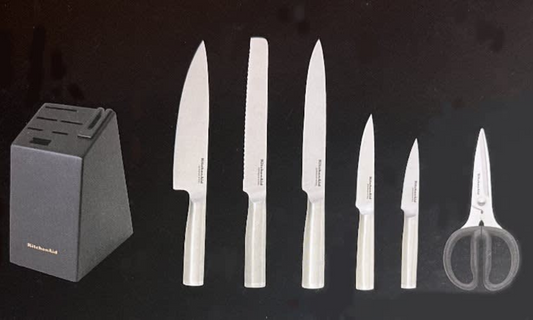 Kitchenaid German Steel Knife Block 7 Piece Set